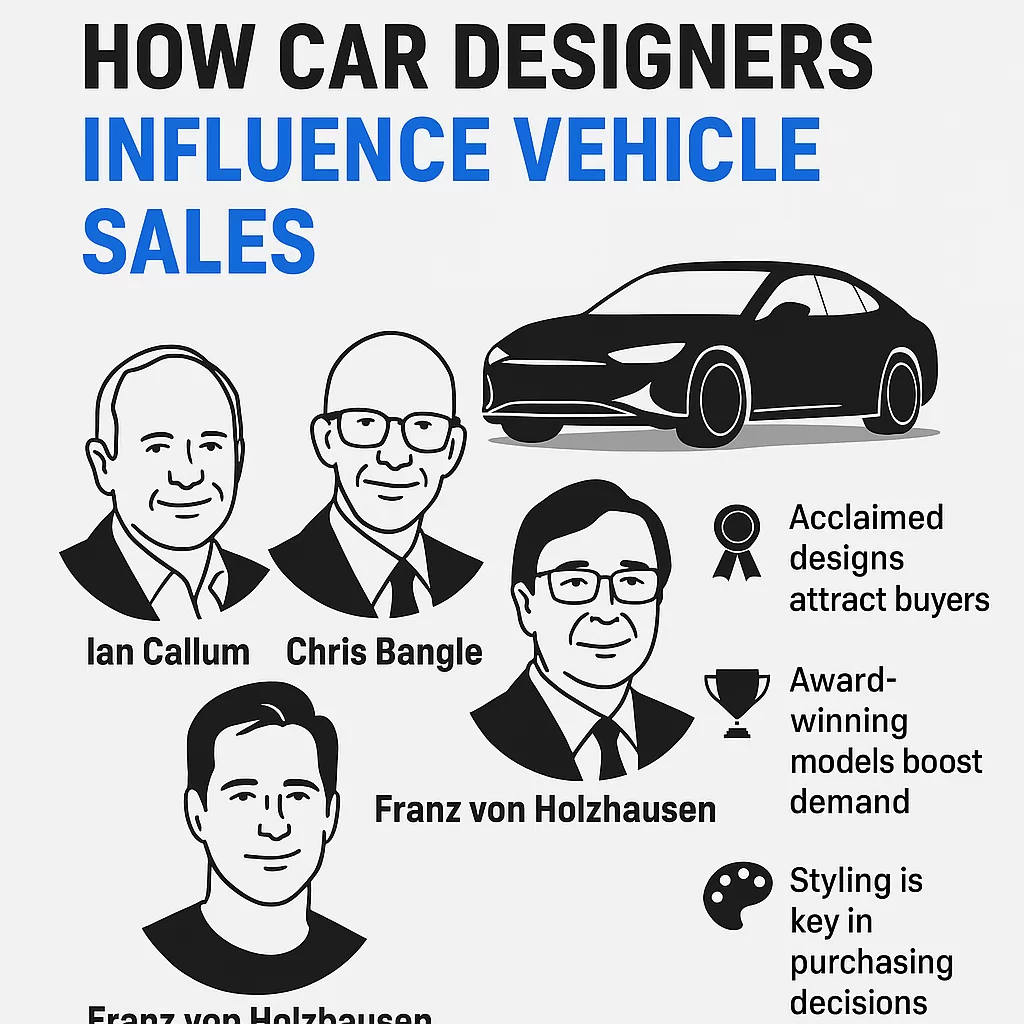 how car designers influence vehicle sales biographies, awards & design impact