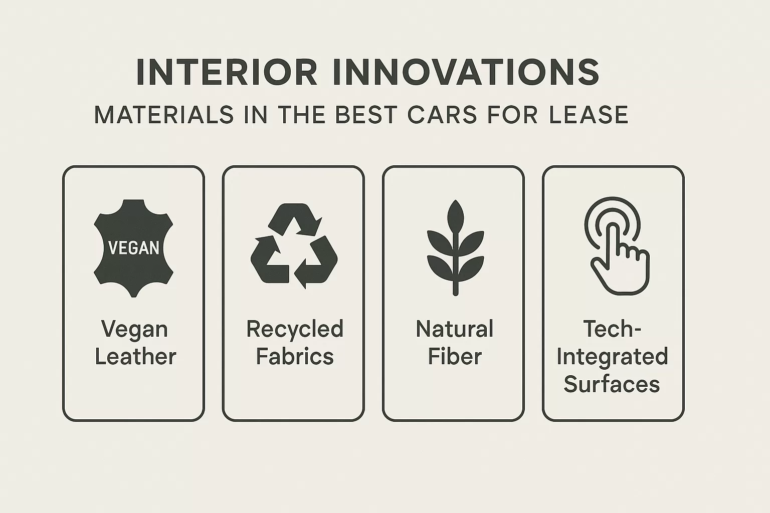 materials shaping the best cars for lease in the last 5 years